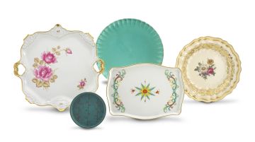 A group of five miscellaneous serving dishes, 20th century