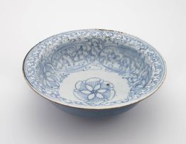 An Oriental blue and white bowl, 19th century