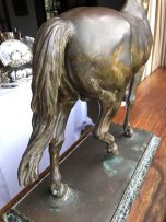 A bronze figure of a horse, 20th century