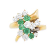 Emerald and diamond dress ring, Boodles, London, 1991