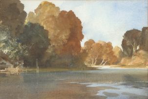 Sir William Russell Flint; Autumn at Arundel