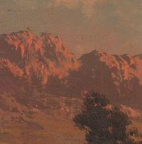 Tinus de Jongh; Mountainous Landscape