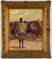 Adriaan Boshoff; Young Man with Cattle