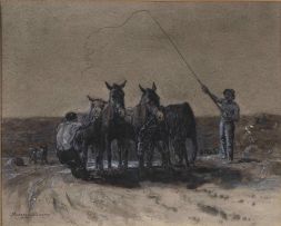William Barnes Wollen; The Prospector with His Pack Horse