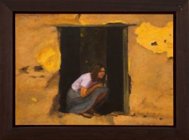 Clare Menck; Crouching Woman