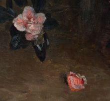 Frans Oerder; Azaleas in a Copper Pot