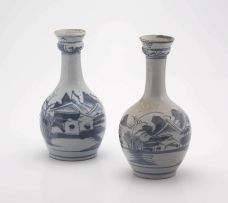 Two Chinese provincial blue and white juglets, 19th/20th century