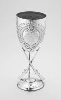 An Edward VII silver rifle club trophy cup, William Hutton & Sons Ltd, Sheffield, 1901