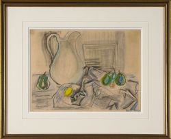 Raoul Dufy; Still Life with Fruit and Jug