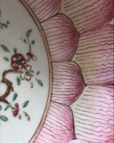A Chinese famille-rose ‘lotus’ bowl, Qianlong period, 1735-1796