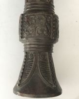 A Chinese bronze archaistic vase, Gu, Ming Dynasty