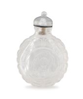 A fine Chinese carved rock crystal snuff bottle, Qing Dynasty, 18th/19th century