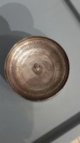 A niello silver pedestal bowl, Thailand, 19th century
