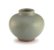A Chinese Longquan celadon-glazed jarlette, Song Dynasty