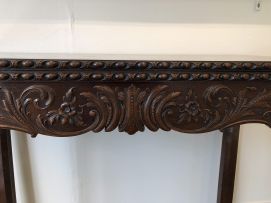 A George III mahogany card table, 19th century