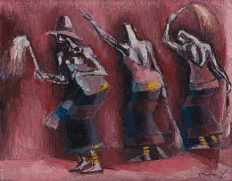Gerard Sekoto; Three Figures