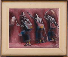 Gerard Sekoto; Three Figures