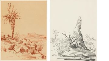Arnfried Blatt; Landscape Studies, two