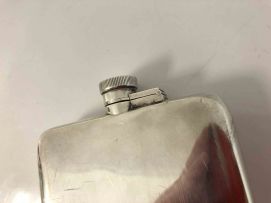 A George VI silver hip flask, Mappin & Webb Ltd, Birmingham, 1940