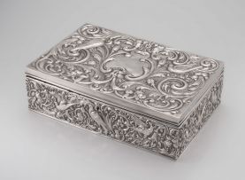 An Edward VII silver jewellery casket, William Comyns & Sons, London, 1907