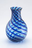 A Murano glass vase, mid 20th century