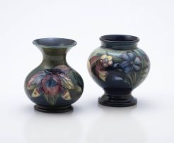 A Walter Moorcroft 'Orchid' vase, 1950 - 1986