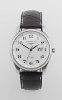 A Gentleman's stainless steel Longines 'Master Collection' wristwatch, reference number 2.648.4
