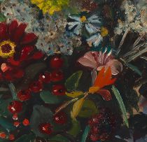 Pranas Domsaitis; Spring Flowers in a Vase