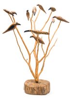 Johannes Maswanganyi; Birds in a Tree