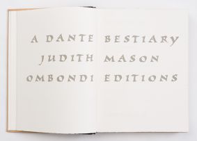 Judith Mason; A Dante Bestiary (Artist's Book)