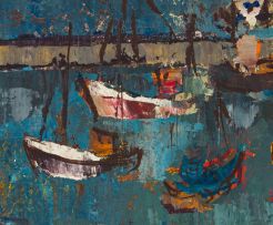 George Enslin; Harbour Scene