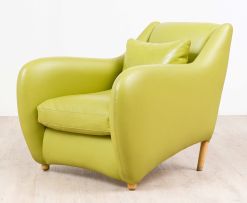 A Balzac armchair, 1991, designed by Matthew Hilton (British, 1957- ), for SCP London, England.