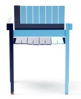 A Crate chair, 1982, designed by Bernt Petersen (Denmark 1937- ) for Carl Hansen & Son, Denmark.