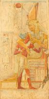 Walter Frederick Tyndale; Isis Suckling Seti I, Abydos