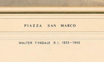 Walter Frederick Tyndale; Piazza San Marco