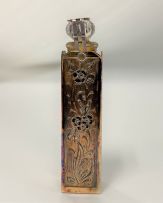 A silver-plated novelty articulated cigar cutter fob, late 19th/early 20th century
