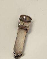 An Edward VII silver cheroot holder and case, Oppenheimer, Seckel & Co, Birmingham, 1906