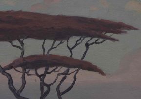 Jacob Hendrik Pierneef; Landscape with Acacia Tree