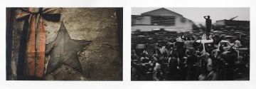 Guy Tillim; Leopold and Mobutu series #12, diptych