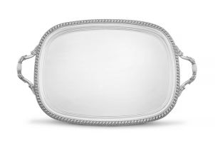 A George III silver two-handled tray, Robert Sibley I, London, 1814