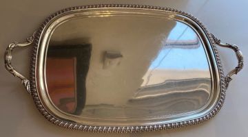 A George III silver two-handled tray, Robert Sibley I, London, 1814