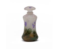 A Daum Nancy perfume bottle and stopper