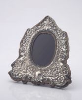 An Elizabeth II silver picture frame, Mappin & Webb, London, 1987