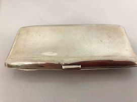 An Edward VII silver double cigar case, Charles Lyster & Son, Birmingham, 1908