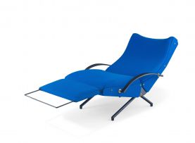 An Italian first edition P40 lounge armchair designed in 1954 by Osvaldo Borsani for Tecno, Varedo