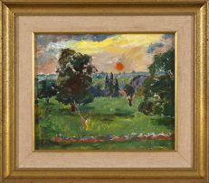 Maud Sumner; Landscape at Dusk