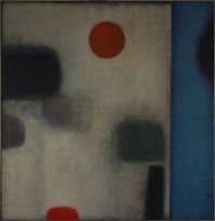 Douglas Portway; Abstract with Red Circles