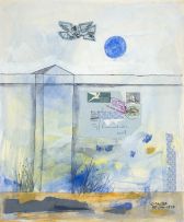 Peter Clarke; Blue Fantasy (Wall)