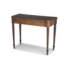 A George III mahogany gate-leg card table