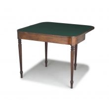 A George III mahogany gate-leg card table